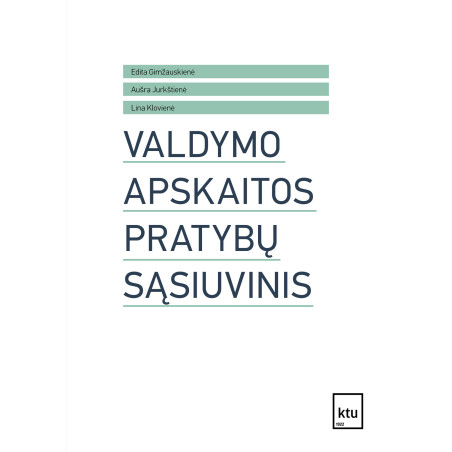 Valdymo apskaitos pratybų sąsiuvinis